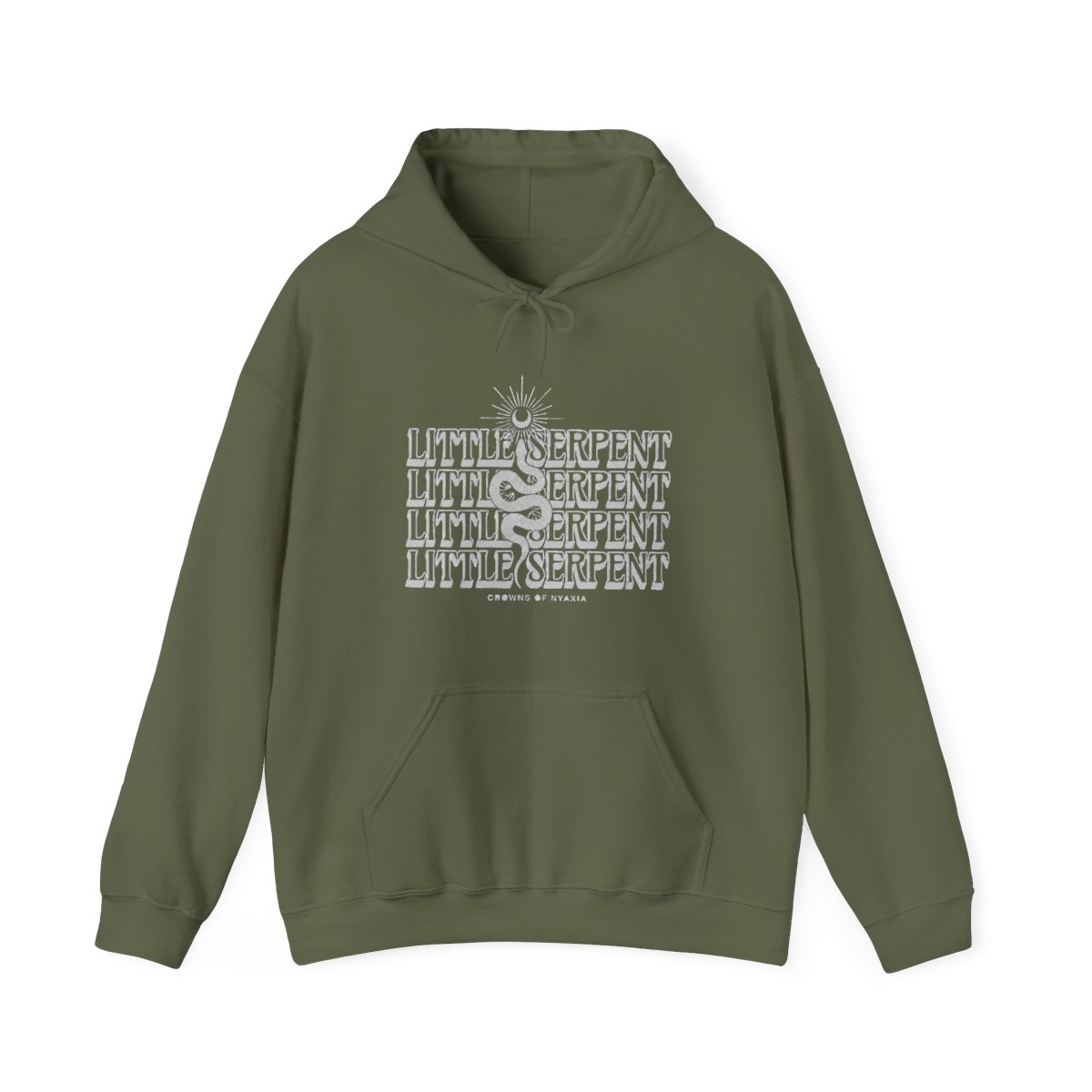 Little Serpent Hoodie - the Serpent and the Wings of Night Hoodie - Crowns of Nyaxia - Licensed Carissa Broadbent Merch - Oraya Sweater - alternate angle 4, merchandise