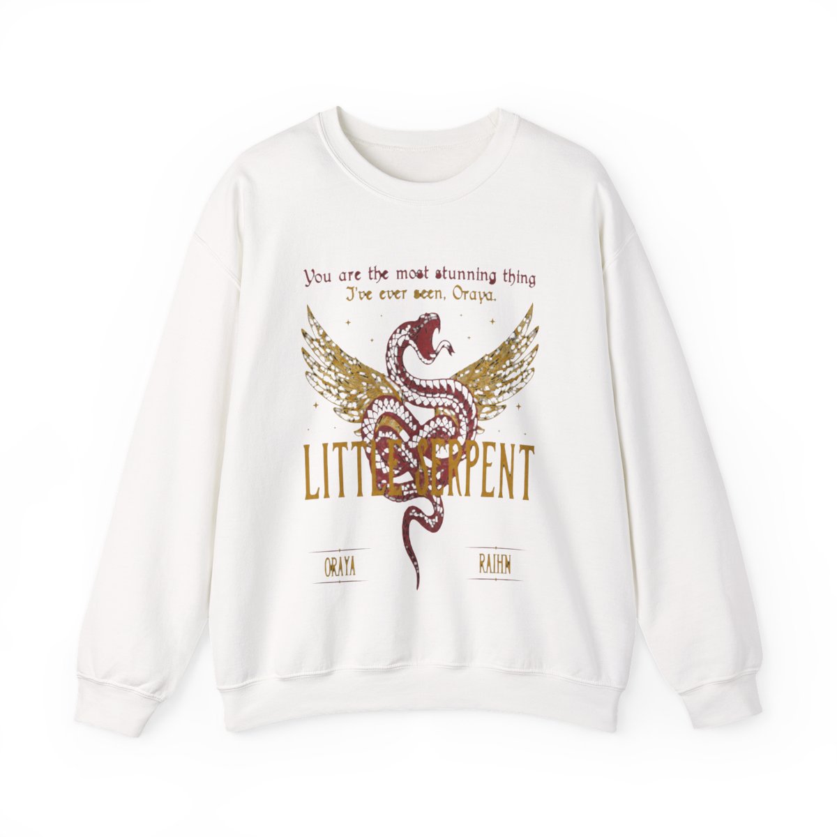 Oraya Little Serpent Hoodies, The Serpent and The Wings of Night Reading Sweater, Official Carissa Broadbent Merch - Official hoodies merchandise