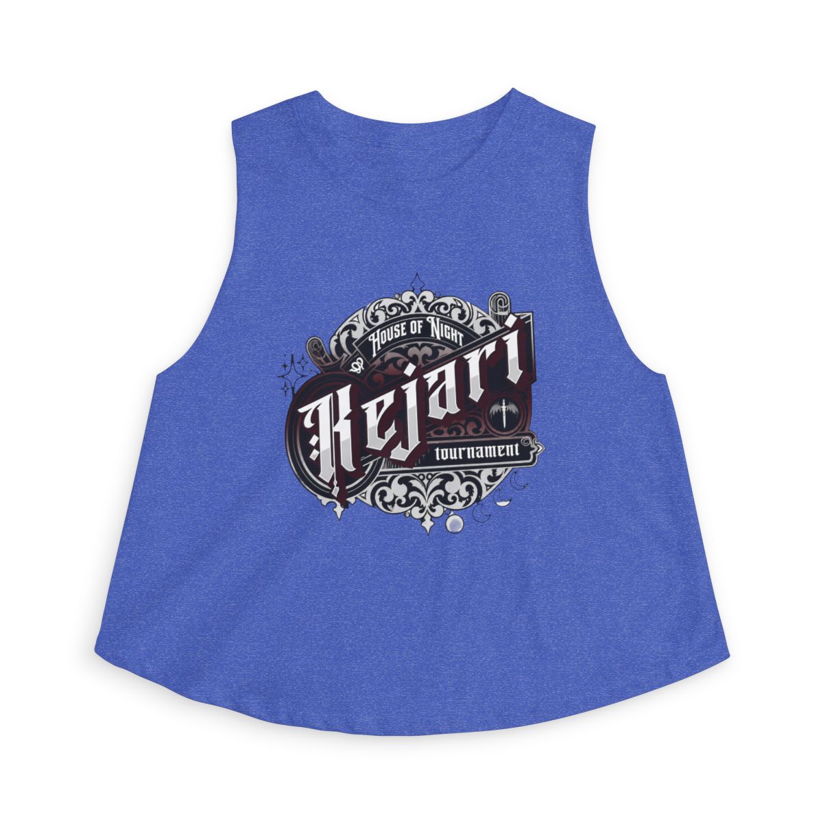 Kejari Tournament Crop Top - Crowns of Nyaxia - Officially Licensed Carissa Broadbent Merch - House of Night T-shirt - Bookish Merch - alternate angle 5, merchandise