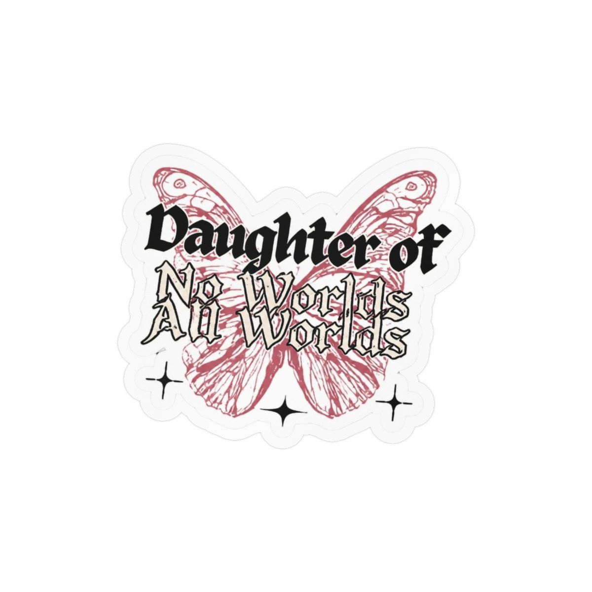 Daughter of No Worlds Sticker, War of Lost Hearts Kindle Decal, Carissa Broadbent Book Merch I OFFICIALLY LICENSED